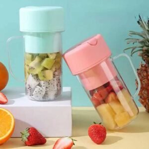 New Portable Juice Blender, Juice Maker, Fruit Juicer Machine Electric, USB Rechargeable Personal Size Mini Juicer Grinder, Shakes and Smoothies (Cup Juicer USB)