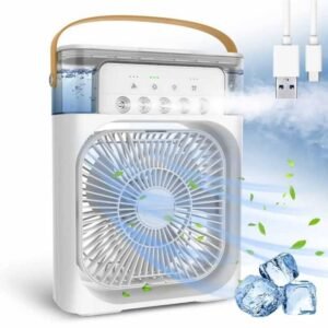 Portable-Ac-Mini-Cooler-Fan-for-Room-Cooling-Rechargeable-Fan-Portable-Ac-for-Home-Portable-Air-Conditioners-Water-Cooler-Mini-Ac-for-Room-Cooling-Mini-Humidifier-Purifier-Heavy-Flat-Squeeze