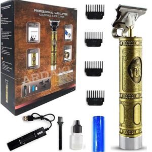 New Budhdha Beard Trimmer For Men, Professional Hair Clipper, Adjustable Blade Clipper and Shaver, Close Cut Precise Hair Machine, Body Trimmer (Metal Body)